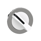 SCHNEIDER ELECTRIC - Testa selettore leva bianca filopannello 2 posizioni fisse ZB4FD201