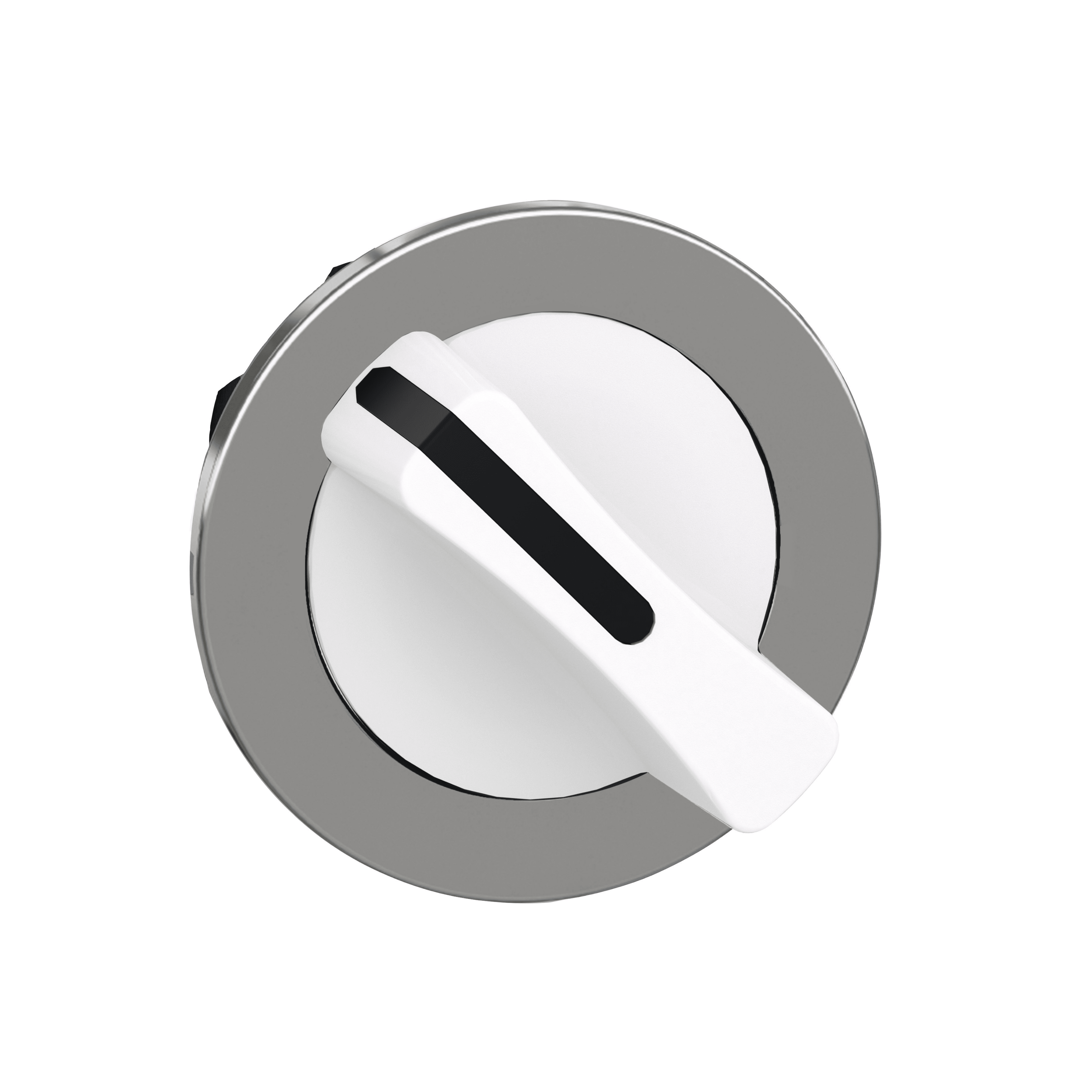 SCHNEIDER ELECTRIC - Testa selettore leva bianca filopannello 2 posizioni fisse ZB4FD201