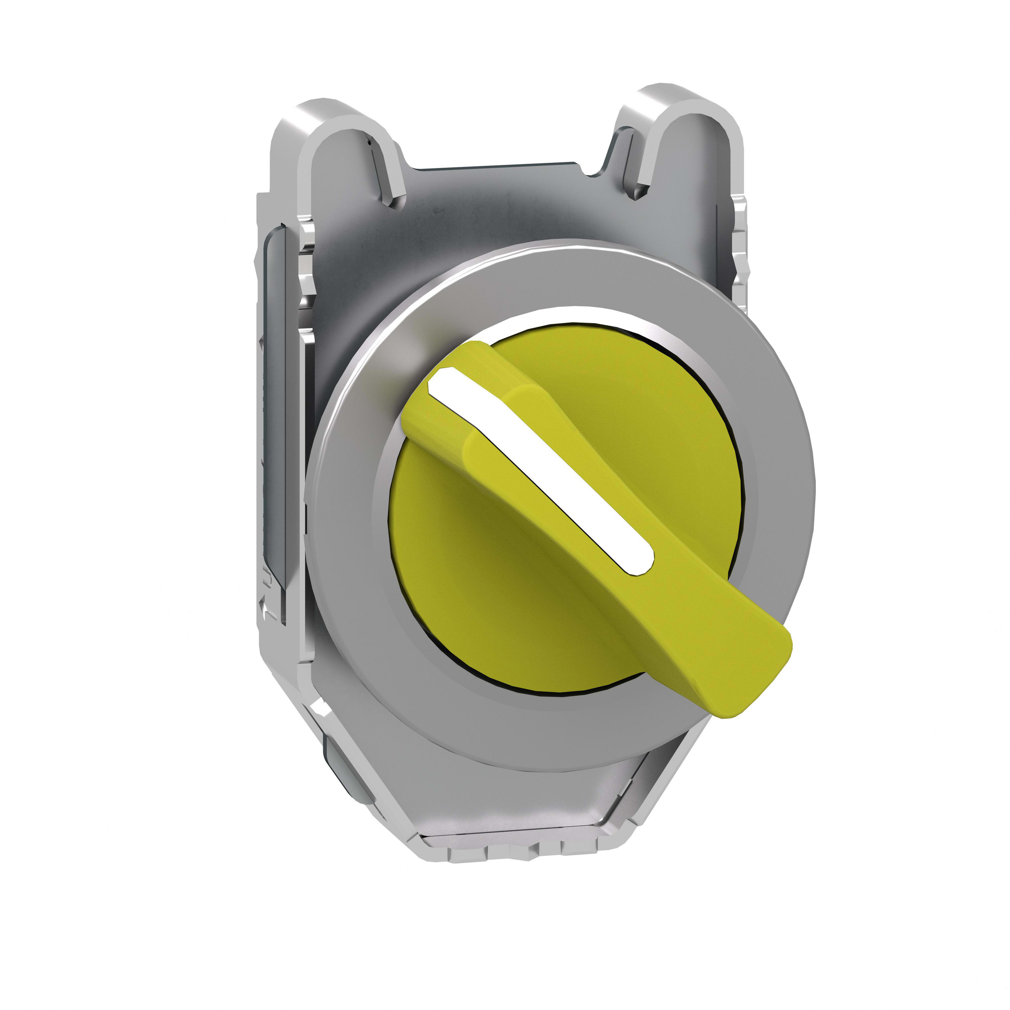 SCHNEIDER ELECTRIC - Testa selettore leva gialla filopannello 2 posizioni fisse