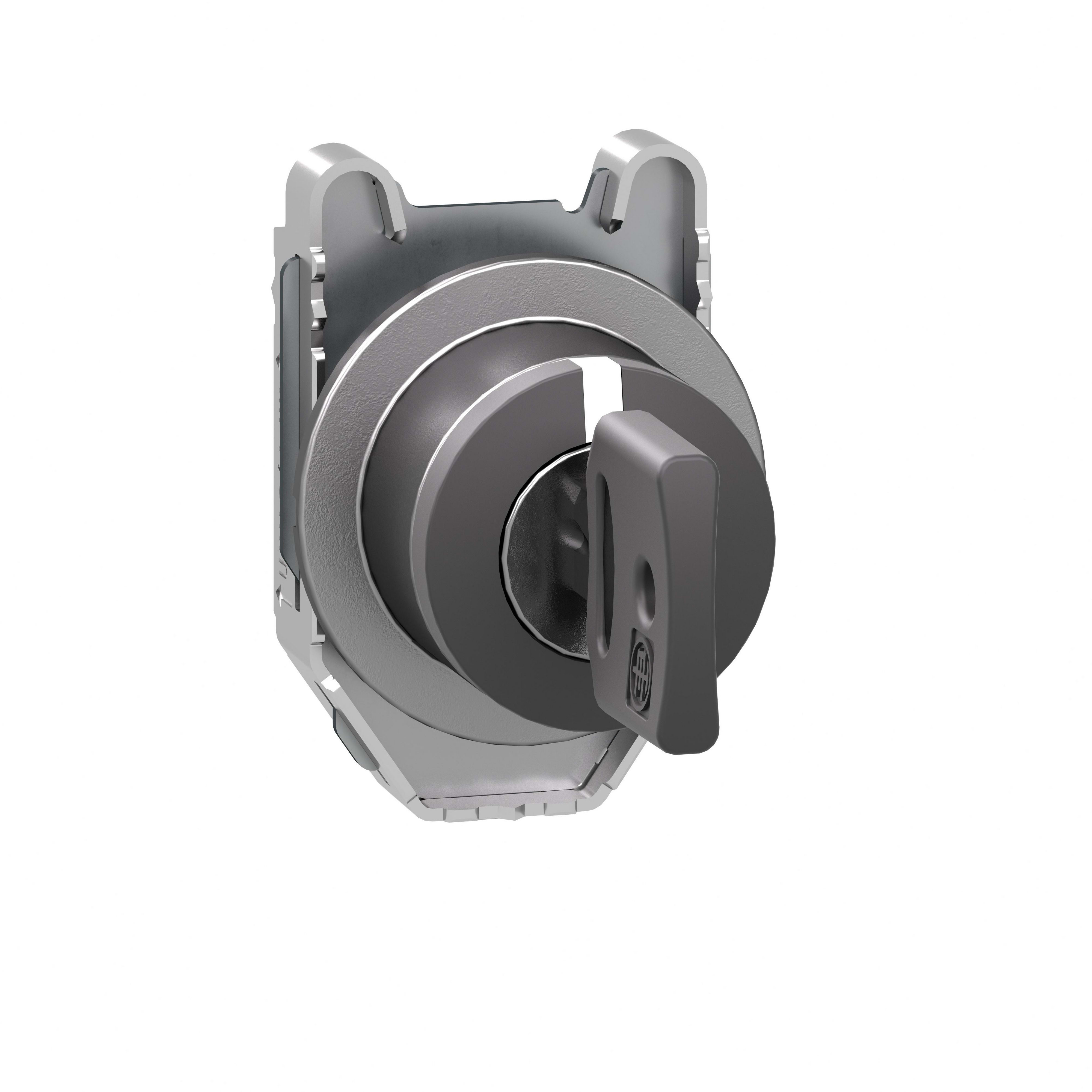 SCHNEIDER ELECTRIC - Testa selettore leva filopannello 3 posizioni ritorno da destra al centro ZB4FD8