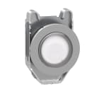SCHNEIDER ELECTRIC - Testa pulsante luminoso sporgente bianco filopannello ad aggancio passo-passo- per LED universale- Ø30 ZB4FH13