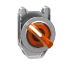 SCHNEIDER ELECTRIC - Testa selettore luminoso arancione filopannello 2 posizioni con ritorno- per LED universale- Ø30 ZB4FK1453