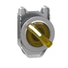 SCHNEIDER ELECTRIC - Testa selettore luminoso giallo filopannello 2 posizioni con ritorno- per LED universale- Ø30 ZB4FK1483
