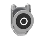 SCHNEIDER ELECTRIC - Testa pulsante sporgente nero filopannello con marcatura O ZB4FL232