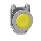 SCHNEIDER ELECTRIC - Testa pulsante luminoso giallo sporgente filopannello- per LED universale- Ø30 ZB4FW183