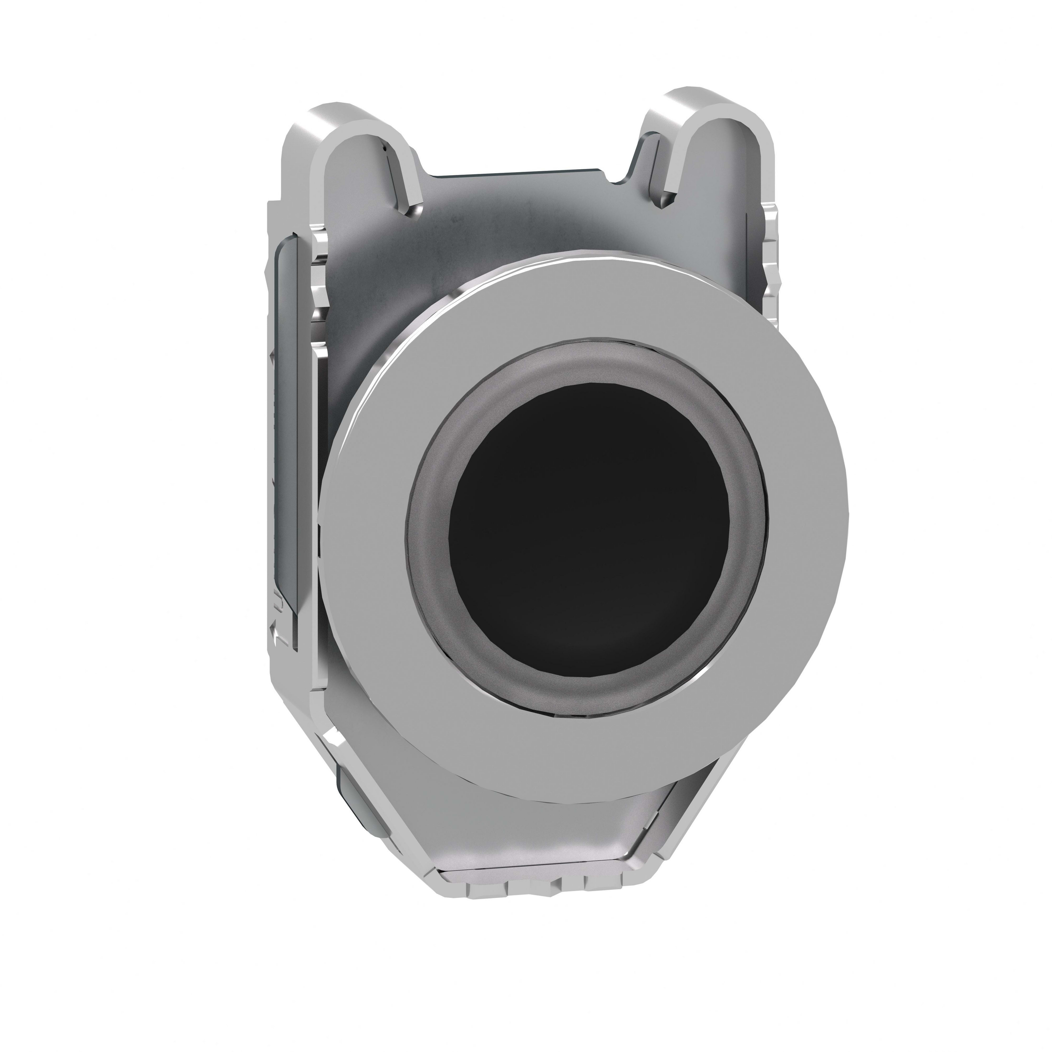 SCHNEIDER ELECTRIC - Testa pulsante con anello luminoso bianco filopannello- per LED universale- Ø30 ZB4FW913