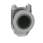 SCHNEIDER ELECTRIC - Testa pulsante con anello luminoso verde filopannello- per LED universale- Ø30 ZB4FW933