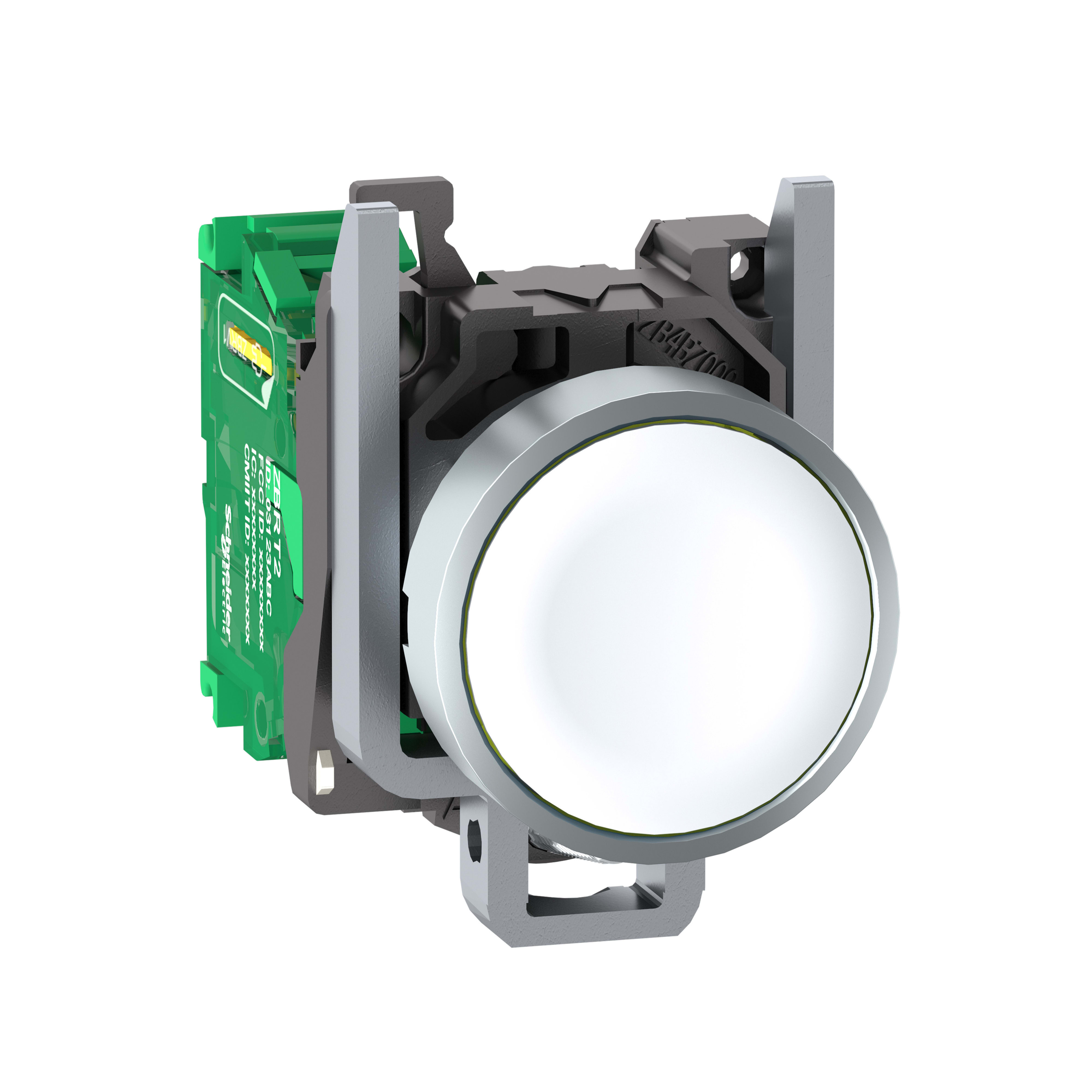 SCHNEIDER ELECTRIC - Pulsante trasmettitore Ø22mm - in metallo - bianco