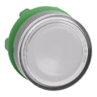 SCHNEIDER ELECTRIC - Testa pulsante bianco per etichette ghiera grigia- per LED universale - Ø22 ZB5AA18C0