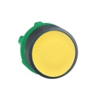 SCHNEIDER ELECTRIC - Testa pulsante Ø22 - ad impulso - giallo - filoghiera - senza marcatura