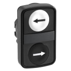 SCHNEIDER ELECTRIC - Testa pulsante doppio con marcatura ZB5AA7213