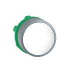 SCHNEIDER ELECTRIC - Testa pulsante bianco ghiera grigia