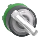 SCHNEIDER ELECTRIC - Testa selettore luminoso, Harmony XB5, plastica, leva bianca, 22mm, per LED universale, 2 posizioni fisse ZB5AK1213