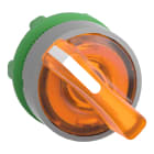 SCHNEIDER ELECTRIC - Testa selettore luminoso arancione -2 pos- ghiera grigia- per LED universale- Ø22 ZB5AK1253C0