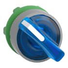 SCHNEIDER ELECTRIC - Testa selettore luminoso blu ghiera grigia- per LED universale- Ø22 ZB5AK1263C0