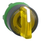 SCHNEIDER ELECTRIC - Testa selettore luminoso giallo - Ø 22- per LED universale ZB5AK1383