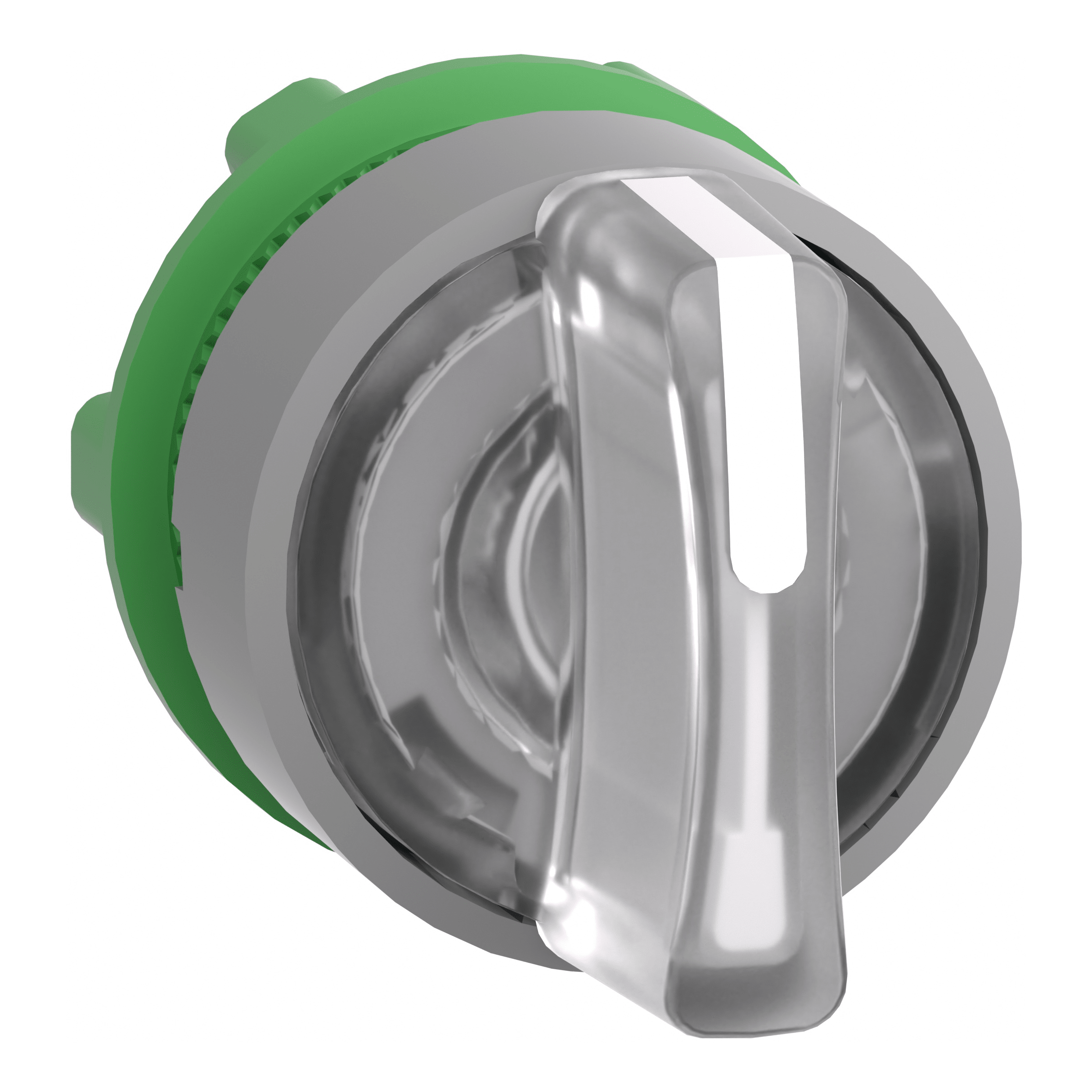 SCHNEIDER ELECTRIC - Testa selettore luminoso bianco ghiera grigia- per LED universale- Ø22