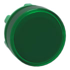 SCHNEIDER ELECTRIC - Testa lampada spia Ø22 - circolare - gemma liscia verde- per LED universale