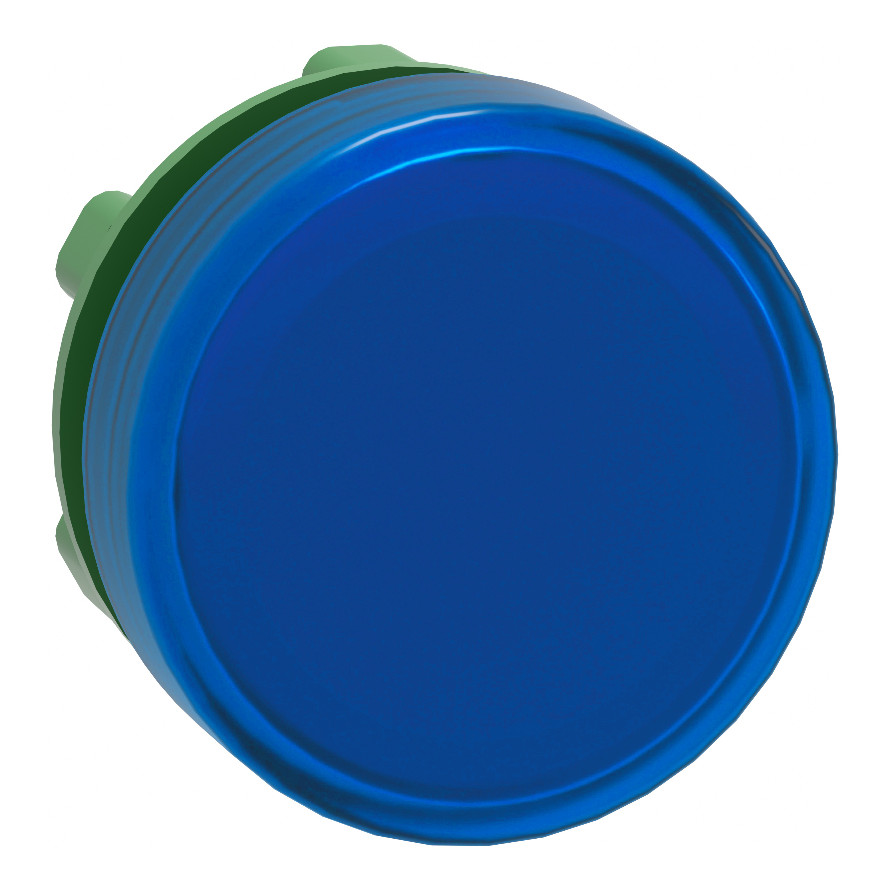 SCHNEIDER ELECTRIC - Testa lampada spia Ø22 - circolare - gemma liscia blu- per LED universale