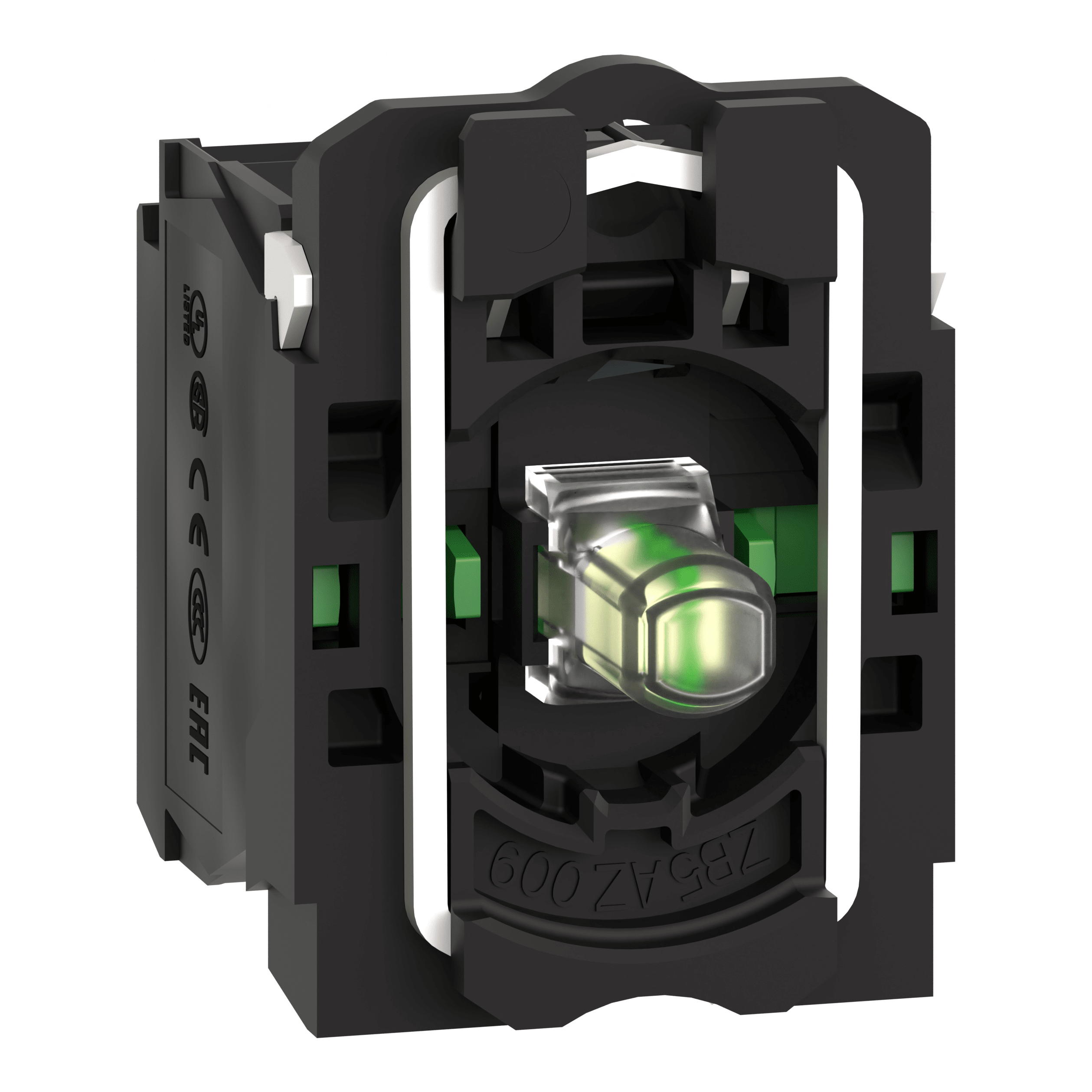 SCHNEIDER ELECTRIC - Corpo per pulsante luminoso Ø22 - LED universale 2NO- 24vac/dc ZB5AW0B13