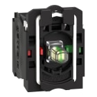 SCHNEIDER ELECTRIC - Corpo per pulsante luminoso Ø22 - LED universale 1NO+1NC- 24vac/dc ZB5AW0B15