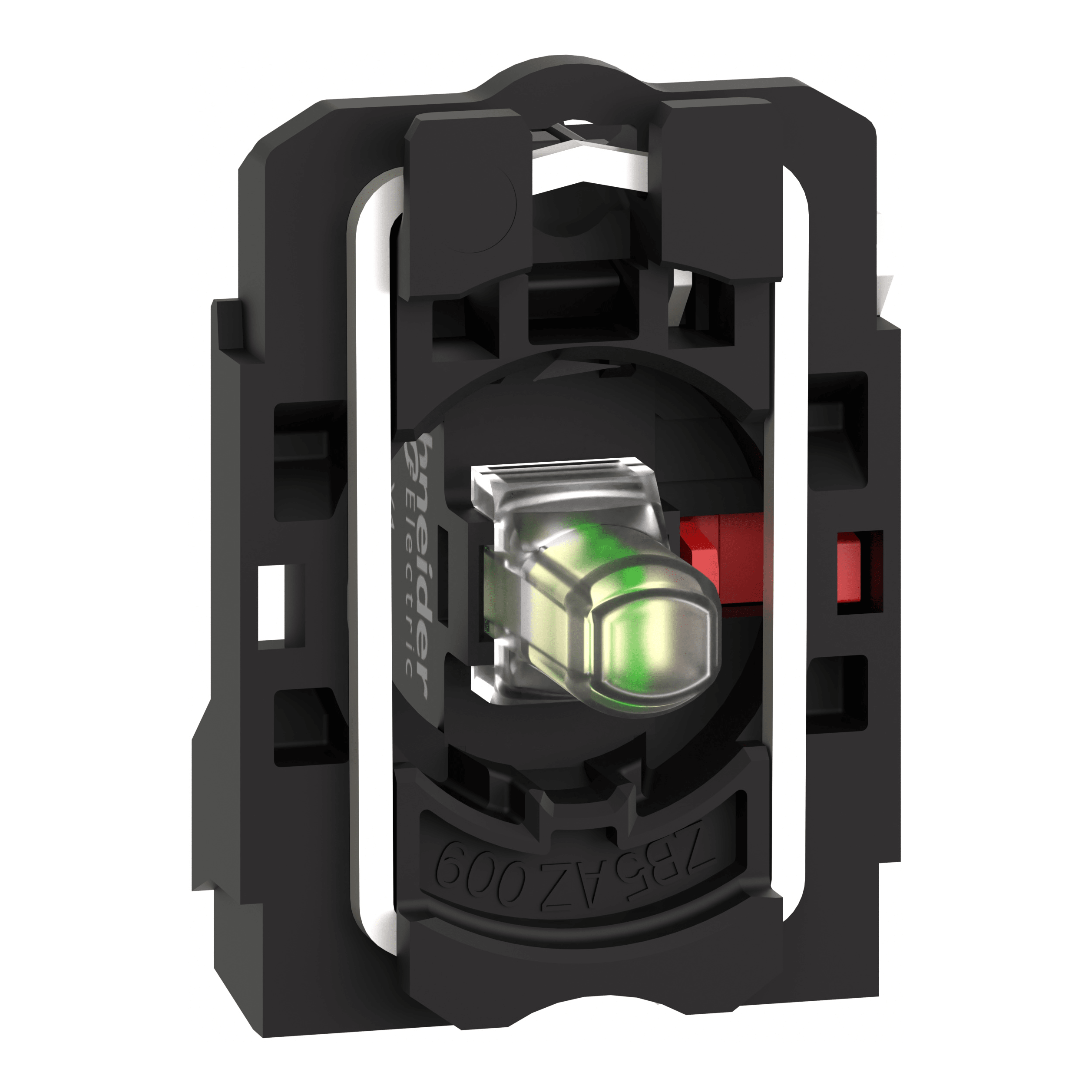 SCHNEIDER ELECTRIC - Corpo per pulsante luminoso Ø22 - LED universale 1NC