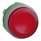 SCHNEIDER ELECTRIC - Testa pulsante luminoso rosso ghiera grigia- per LED universale- Ø22 ZB5AW143C0