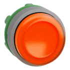 SCHNEIDER ELECTRIC - Testa pulsante luminoso arancio ghiera grigia- per LED universale- Ø22