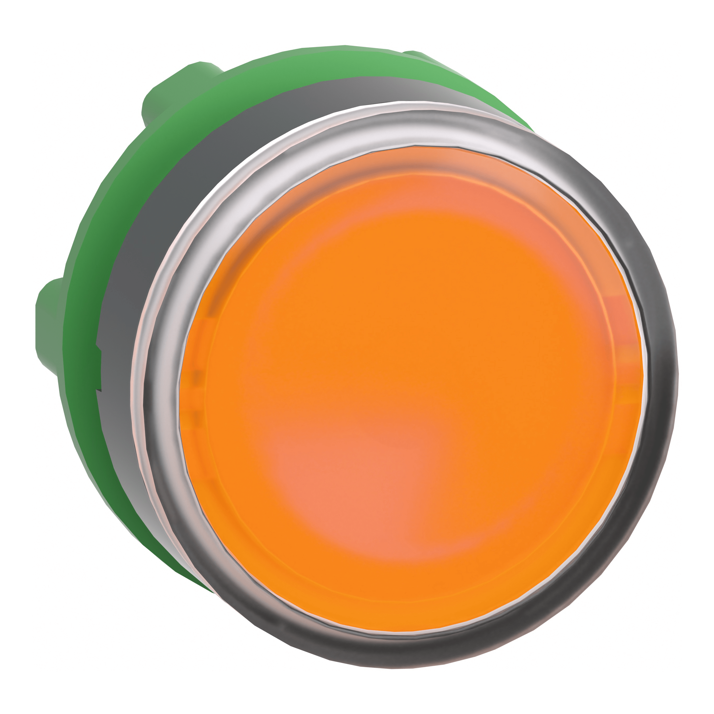 SCHNEIDER ELECTRIC - Testa pulsante luminoso Ø22 - arancione- per LED universale
