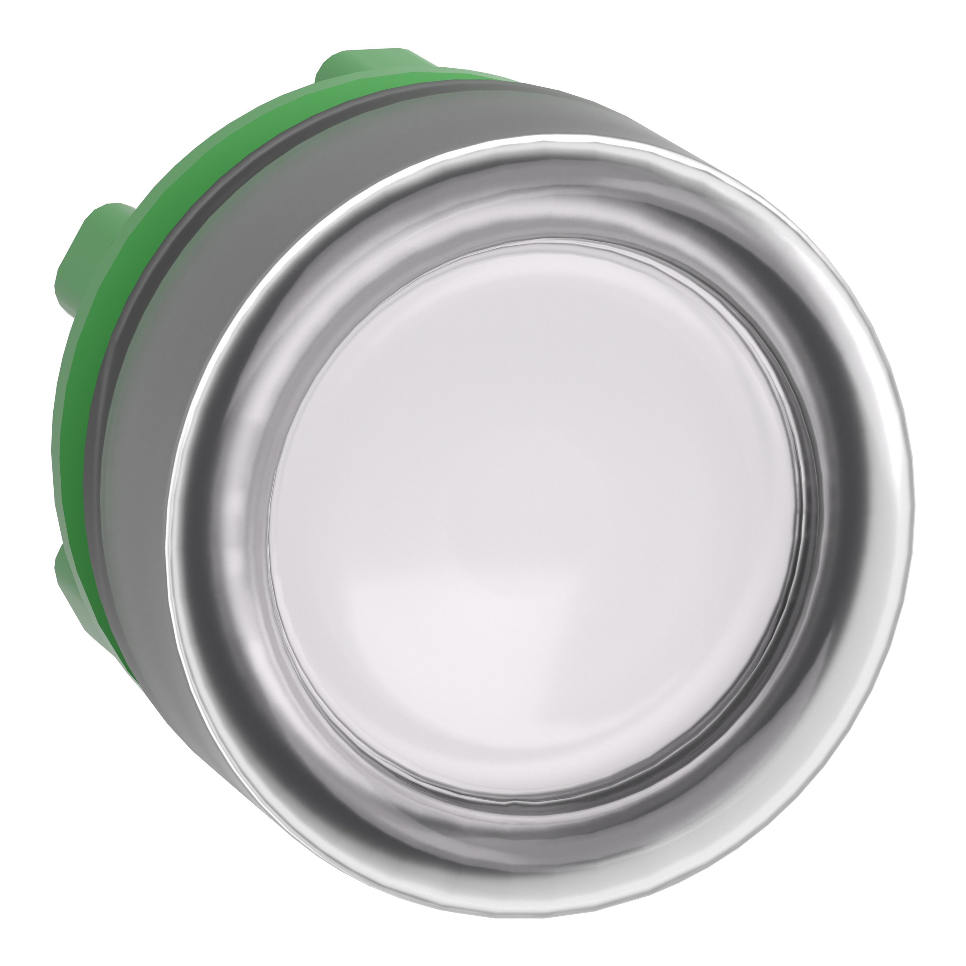 SCHNEIDER ELECTRIC - Testa pulsante luminoso Ø22 - bianco- per LED universale ZB5AW513