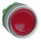 SCHNEIDER ELECTRIC - Testa pulsante luminoso rosso ghiera grigia- per LED universale - Ø22