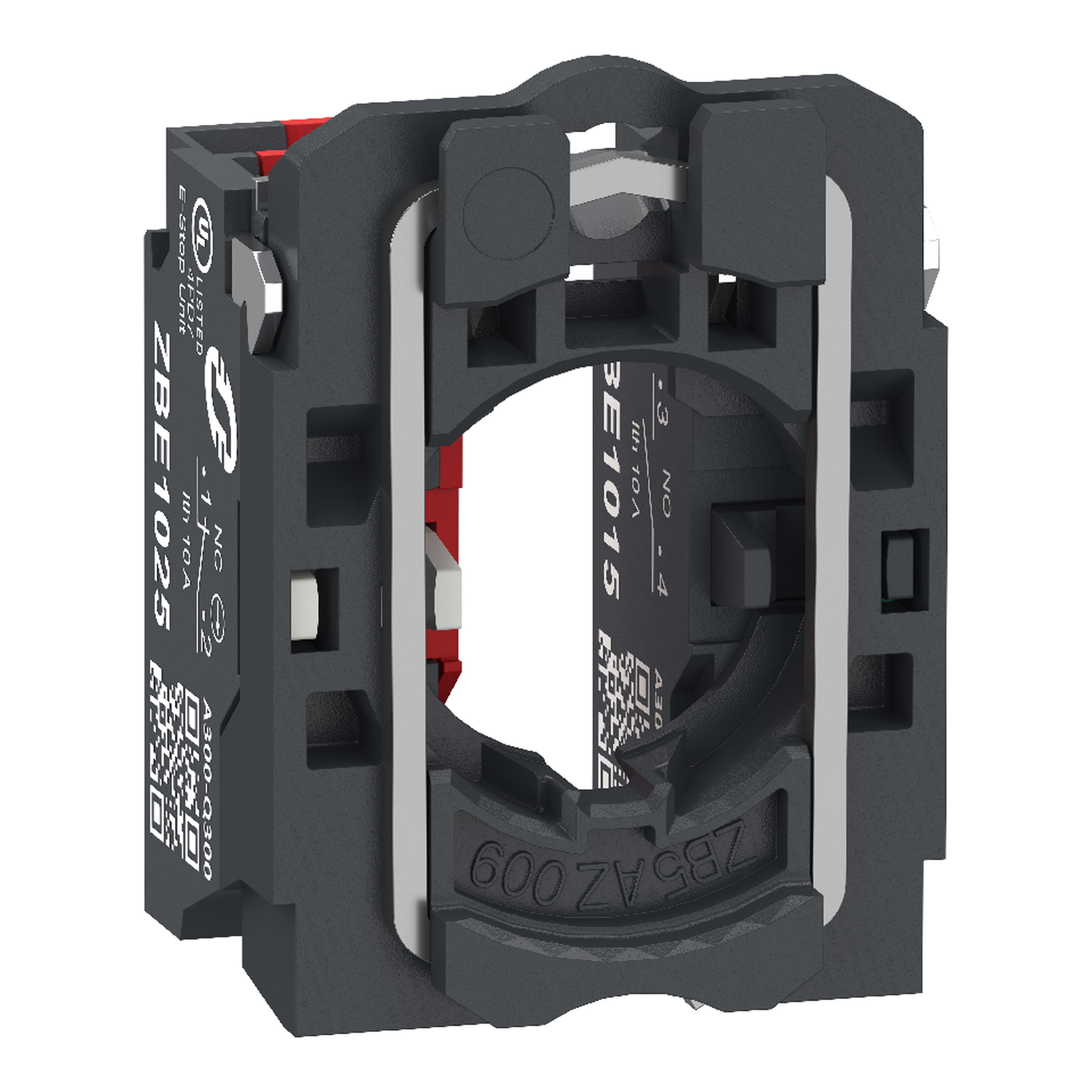 SCHNEIDER ELECTRIC - Corpo contatti, Harmony XB5, contatto singolo, con base di fissaggio, plastica, NO+NC, contatti Push-in