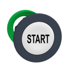 SCHNEIDER ELECTRIC - Testa pulsante bianco filopannello Ø30 "START"