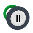 SCHNEIDER ELECTRIC - Testa pulsante bianco filopannello Ø30 "II"