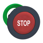 SCHNEIDER ELECTRIC - Testa pulsante rosso filopannello Ø30 "STOP" ZB5FA434