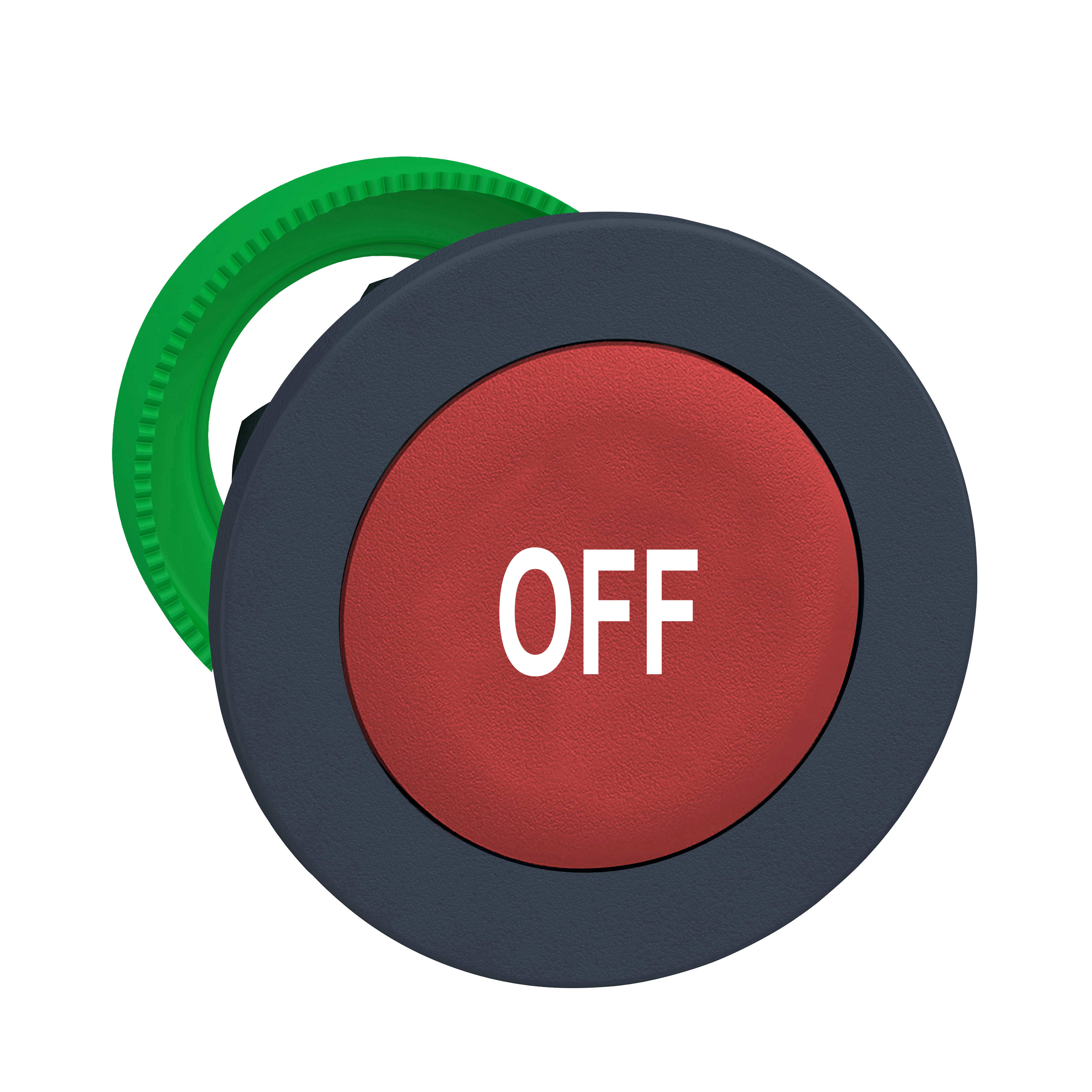 SCHNEIDER ELECTRIC - Testa pulsante rosso filopannello Ø30 "OFF"