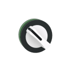 SCHNEIDER ELECTRIC - Testa selettore, Harmony XB5, filopannello, leva bianca, 2 posizioni fisse 30mm