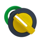 SCHNEIDER ELECTRIC - Testa selettore, Harmony XB5, filopannello, leva gialla, 2 posizioni fisse ZB5FD205