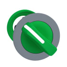 SCHNEIDER ELECTRIC - Testa selettore, Harmony XB5, filopannello, leva verde, 2 posizioni con ritorno da destra a sinistra, ghiera grigia