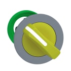 SCHNEIDER ELECTRIC - Testa selettore, Harmony XB5, filopannello, leva gialla, 2 posizioni con ritorno da destra a sinistra, ghiera grigia ZB5FD405C0