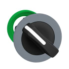 SCHNEIDER ELECTRIC - Testa selettore, Harmony XB5, filopannello, leva nera, 2 posizioni con ritorno da destra a sinistra, ghiera grigia ZB5FD4C0