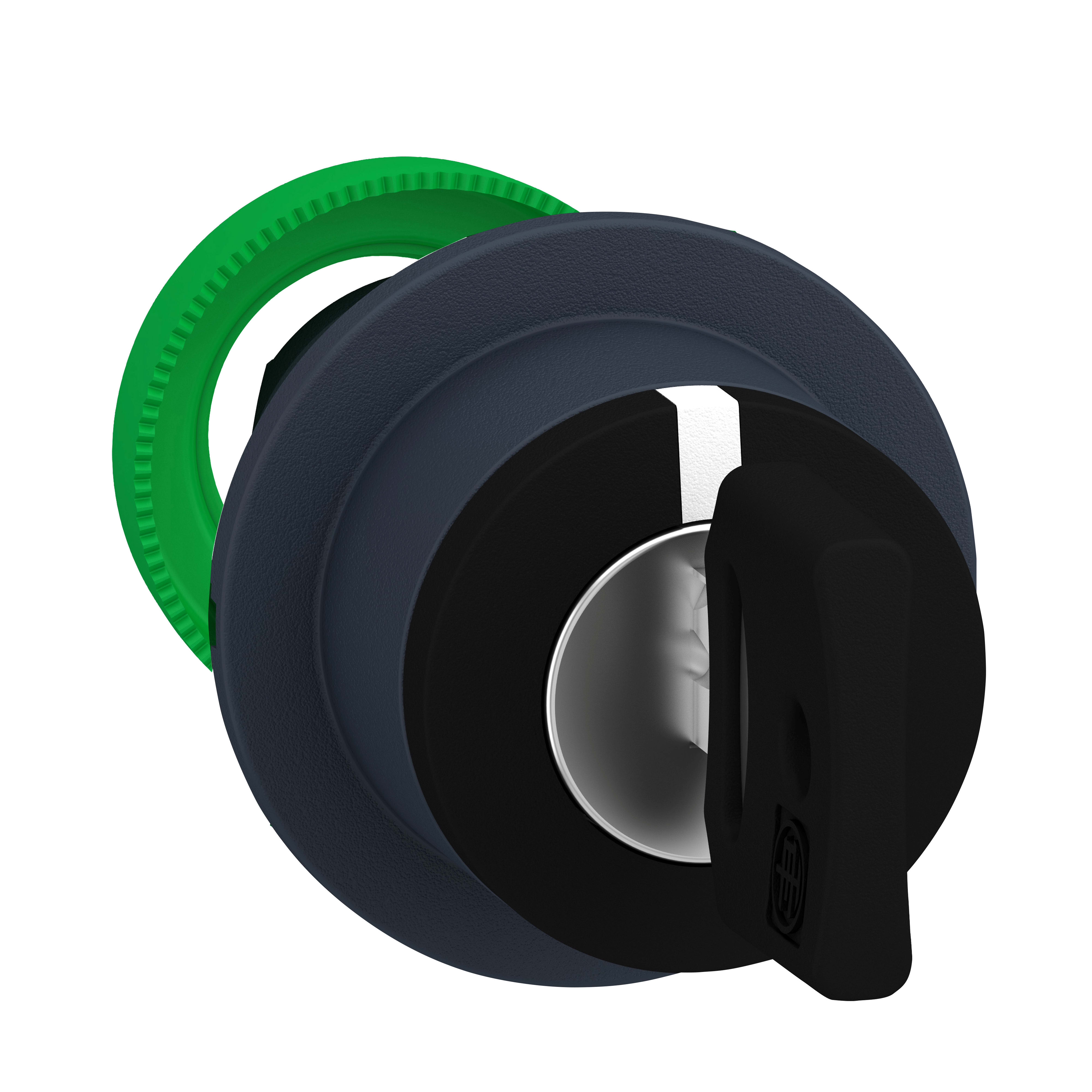 SCHNEIDER ELECTRIC - Testa selettore a chiave, Harmony XB5, filopannello, chiave 8D1 3 posizioni fisse, 30mm, estrazione a sinistra ZB5FG9D