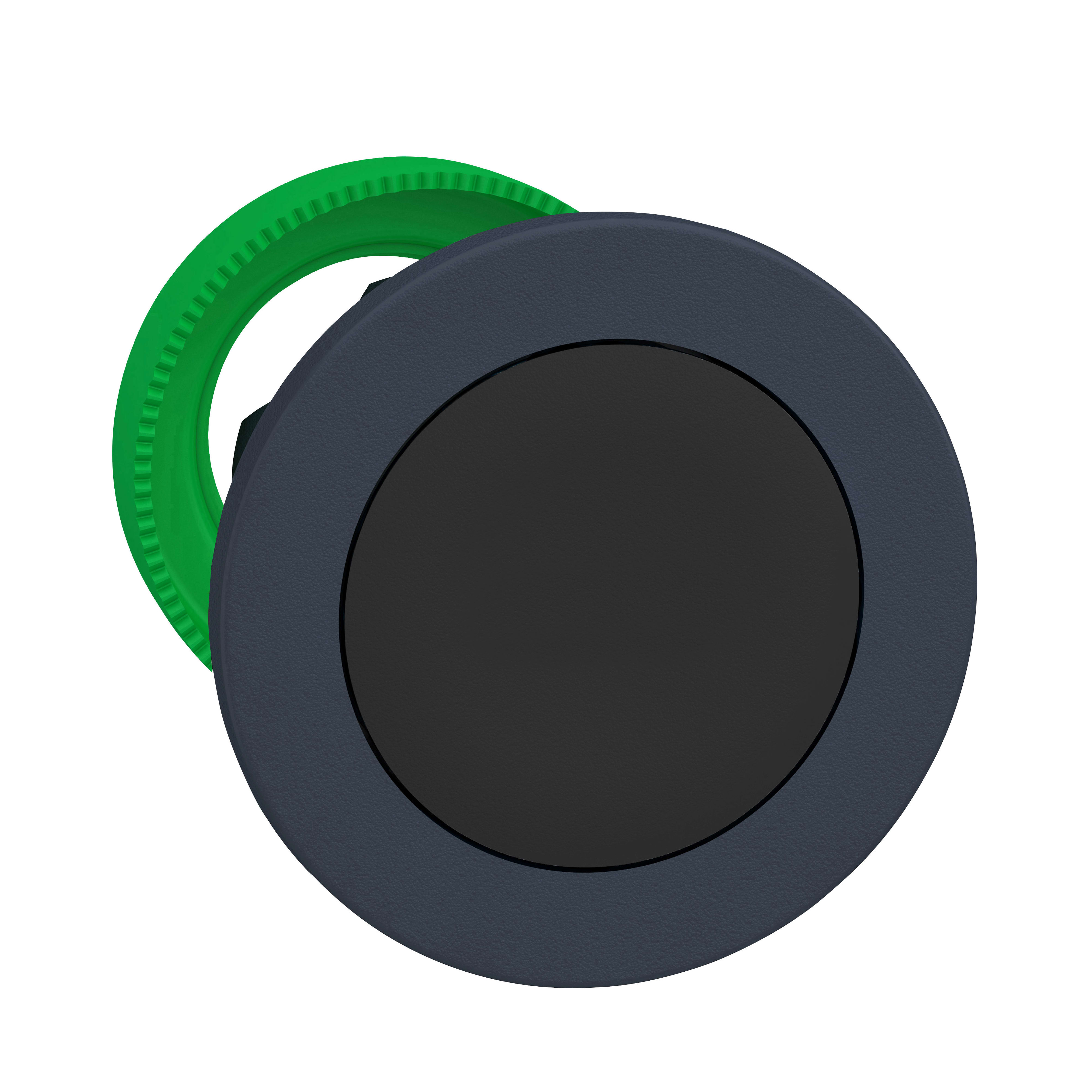 SCHNEIDER ELECTRIC - Testa pulsante nero filopannello Ø30 ad aggancio ZB5FH02