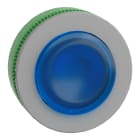 SCHNEIDER ELECTRIC - Testa pulsante luminoso blu aggancio filopannello- per LED universale- Ø30