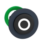 SCHNEIDER ELECTRIC - Testa pulsante nero sporgente filopannello Ø30 "O"
