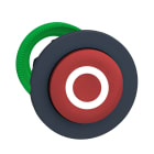 SCHNEIDER ELECTRIC - Harmony XB5, testa pulsante sporgente rosso filopannello Ø30, in plastica, ad impulso, con marcatura "O"