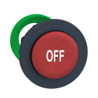 SCHNEIDER ELECTRIC - Testa pulsante rosso sporgente filopannello Ø30 "OFF"