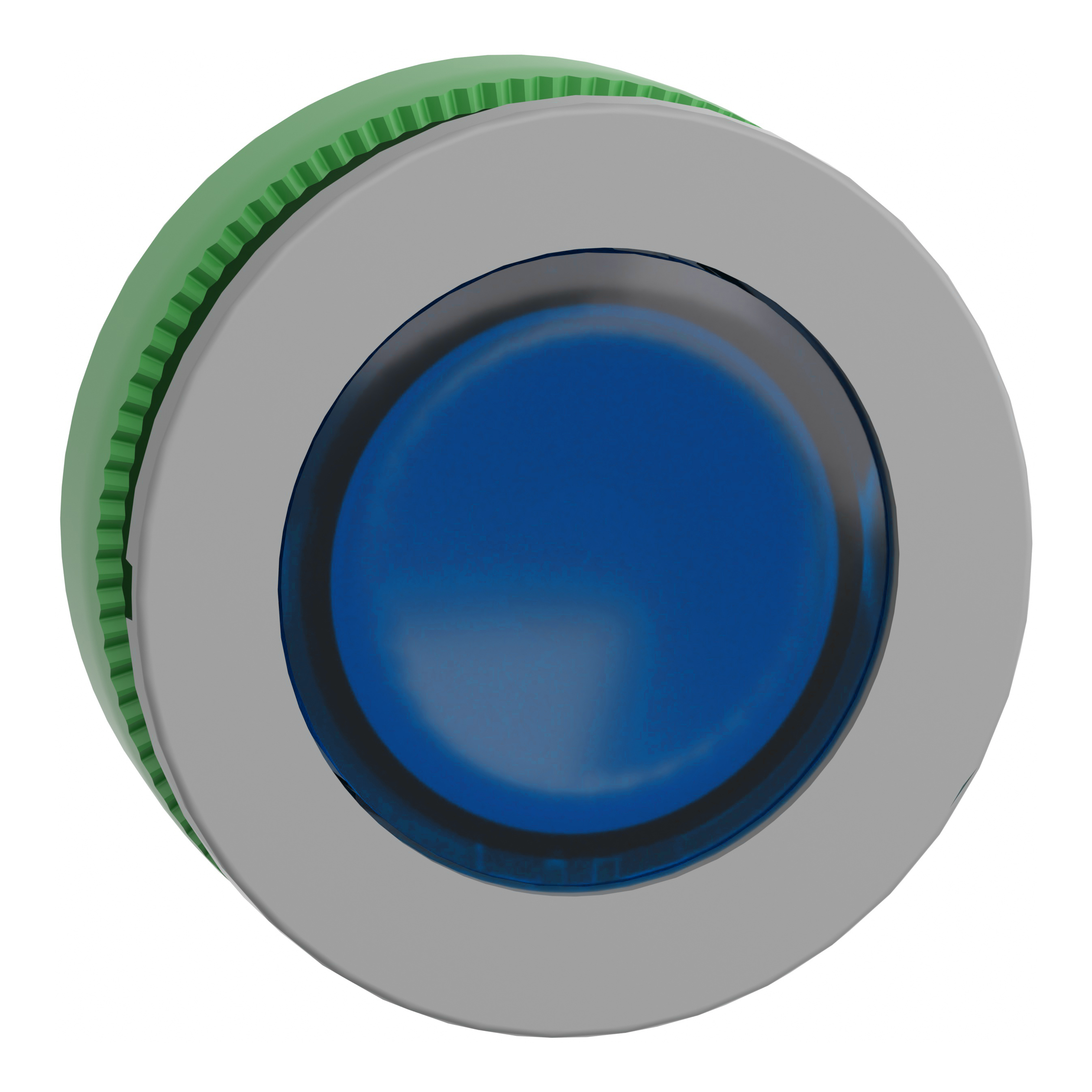 SCHNEIDER ELECTRIC - Testa lampada spia blu filopannello ghiera grigia- per LED universale- Ø30 ZB5FV063C0