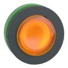 SCHNEIDER ELECTRIC - Testa pulsante luminoso arancione sporgente filopannello Ø30- per LED universale ZB5FW153