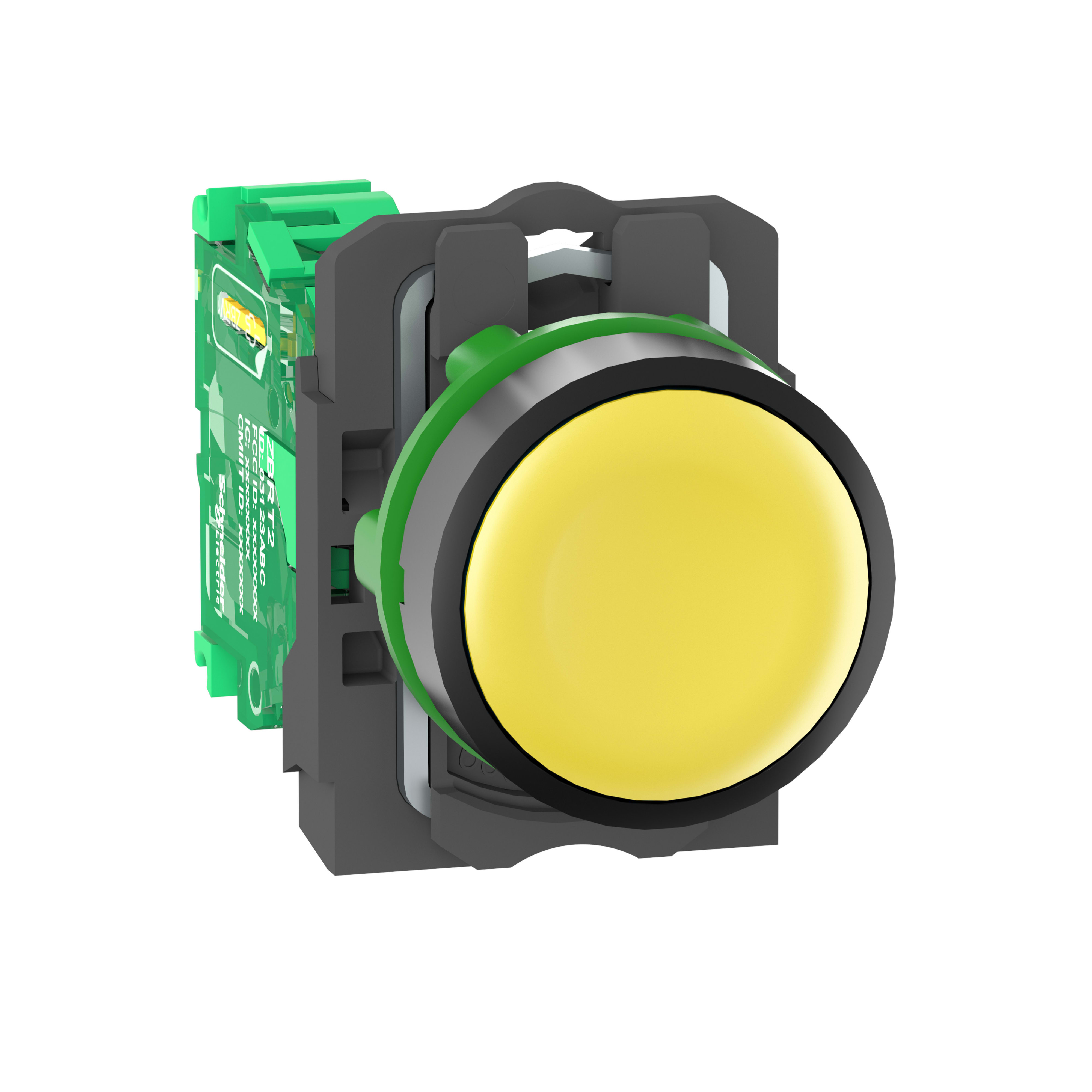 SCHNEIDER ELECTRIC - Pulsante trasmettitore - testa plastica Ø22mm - capsula gialla
